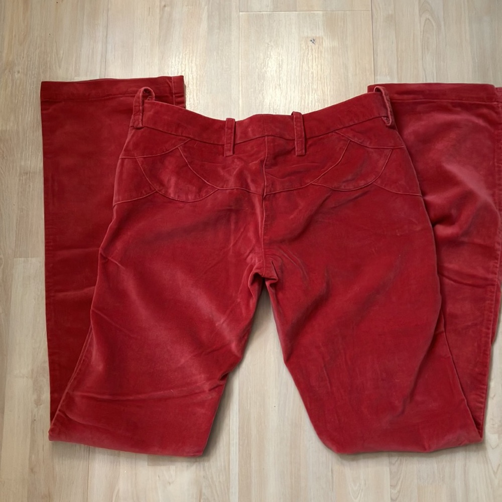 Vintage development velvet pants